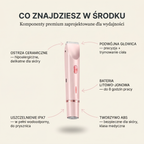 Reluxo Silk™ co znajdziesz w środku — ostrza ceramiczne, bateria litowo-jonowa, IPX7